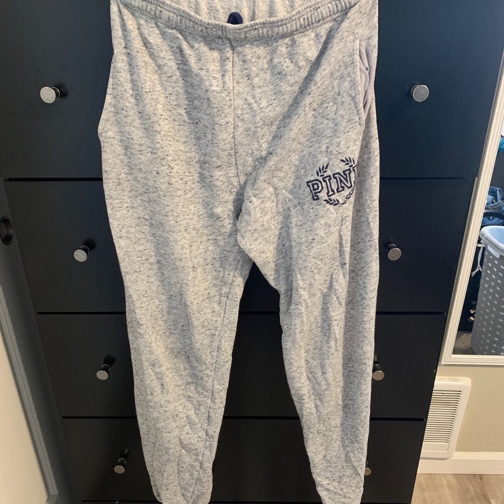 Pink campus sweat pants
